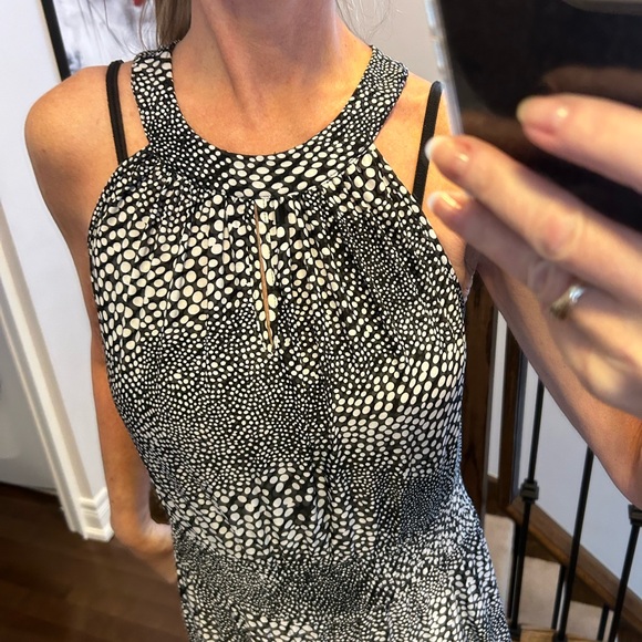 Full Length Black/White Jumpsuit - Picture 2 of 9